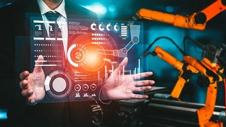 Advanced robot arm system for digital industry and factory robotic technology Manufacturing Analytics Market